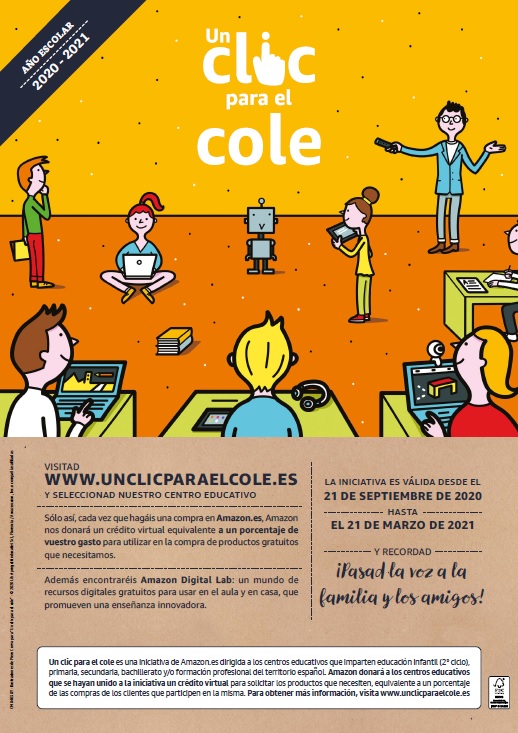 CAMPAÑA UN CLIC PARA EL COLE.