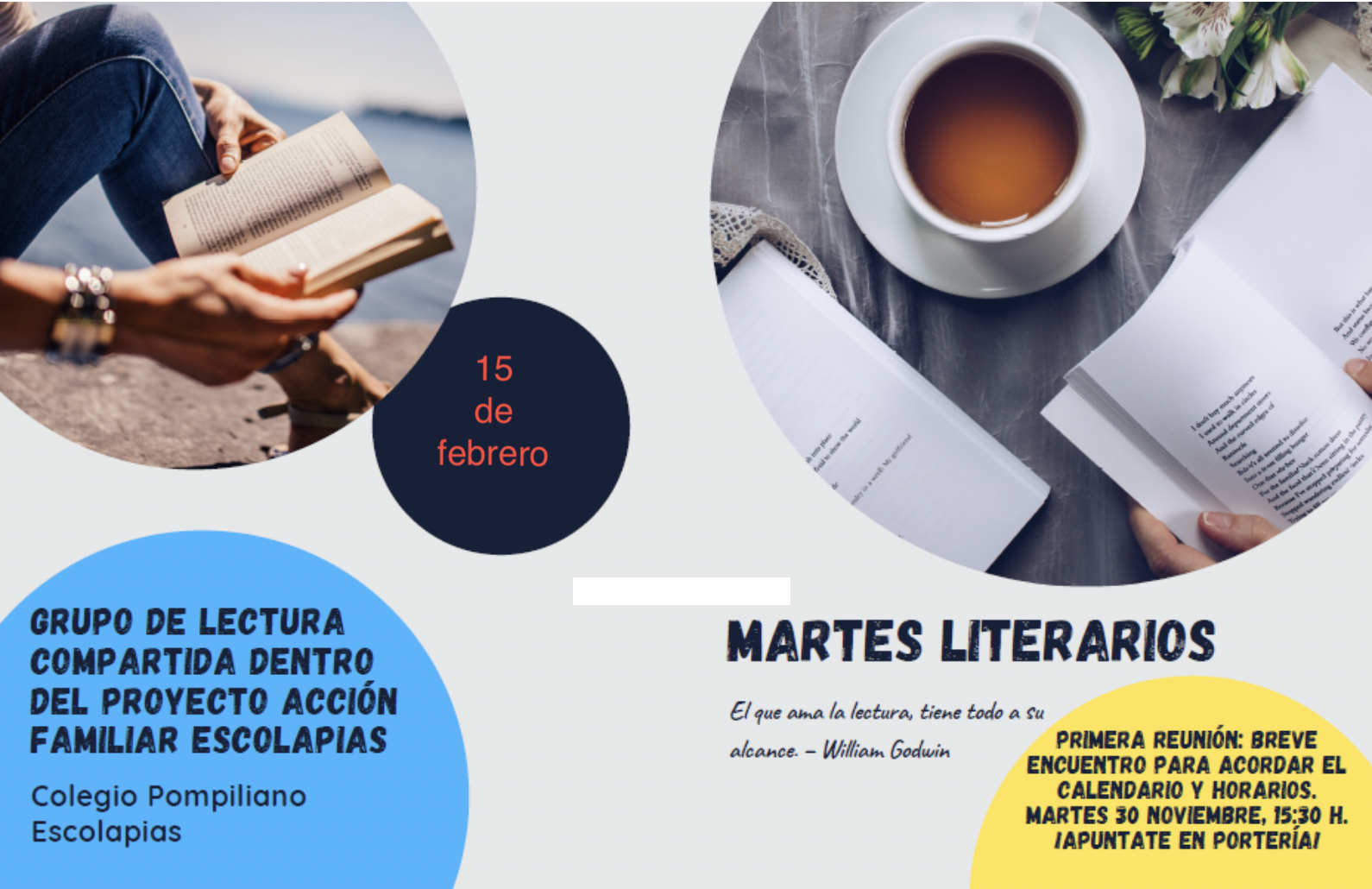 MARTES LITERARIOS: 15 de febrero